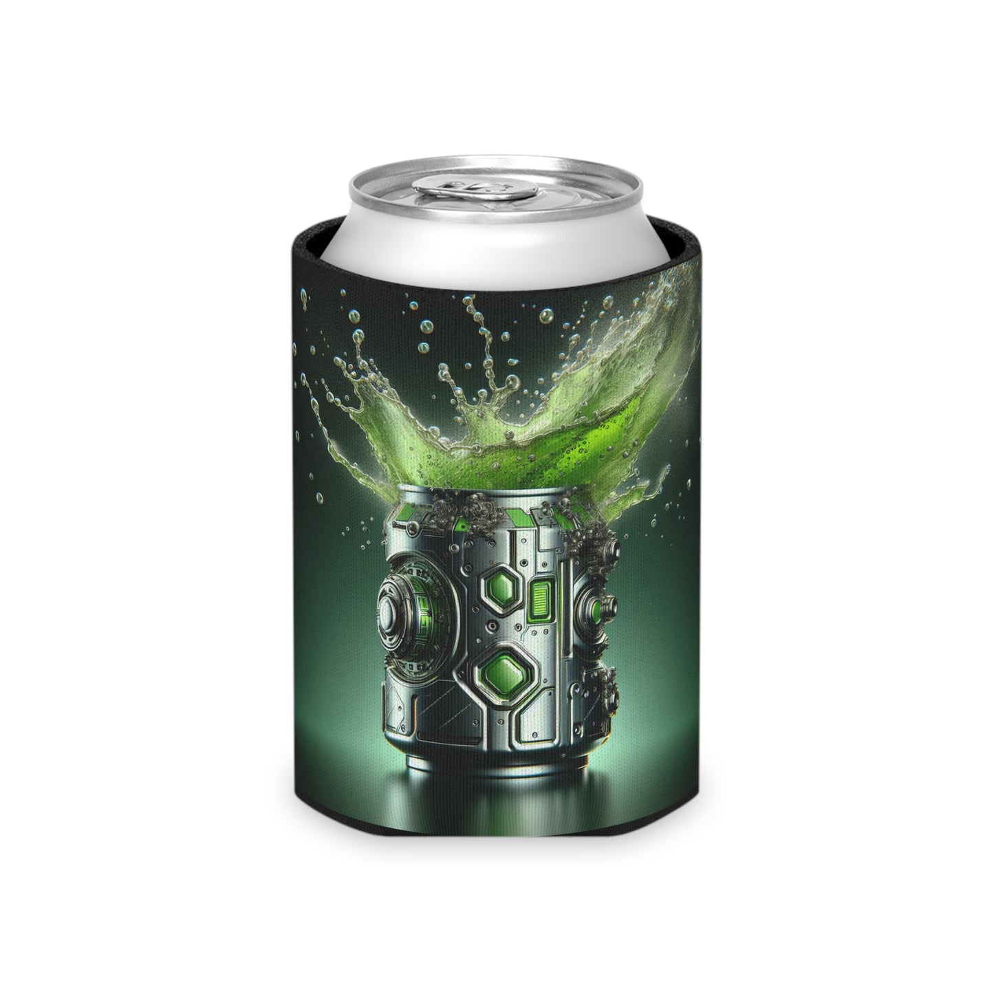 Futuristic Can Cooler - Stay Cool Longer "Beersplosion" By ZabzLabz (Regular & Slim Can Available)