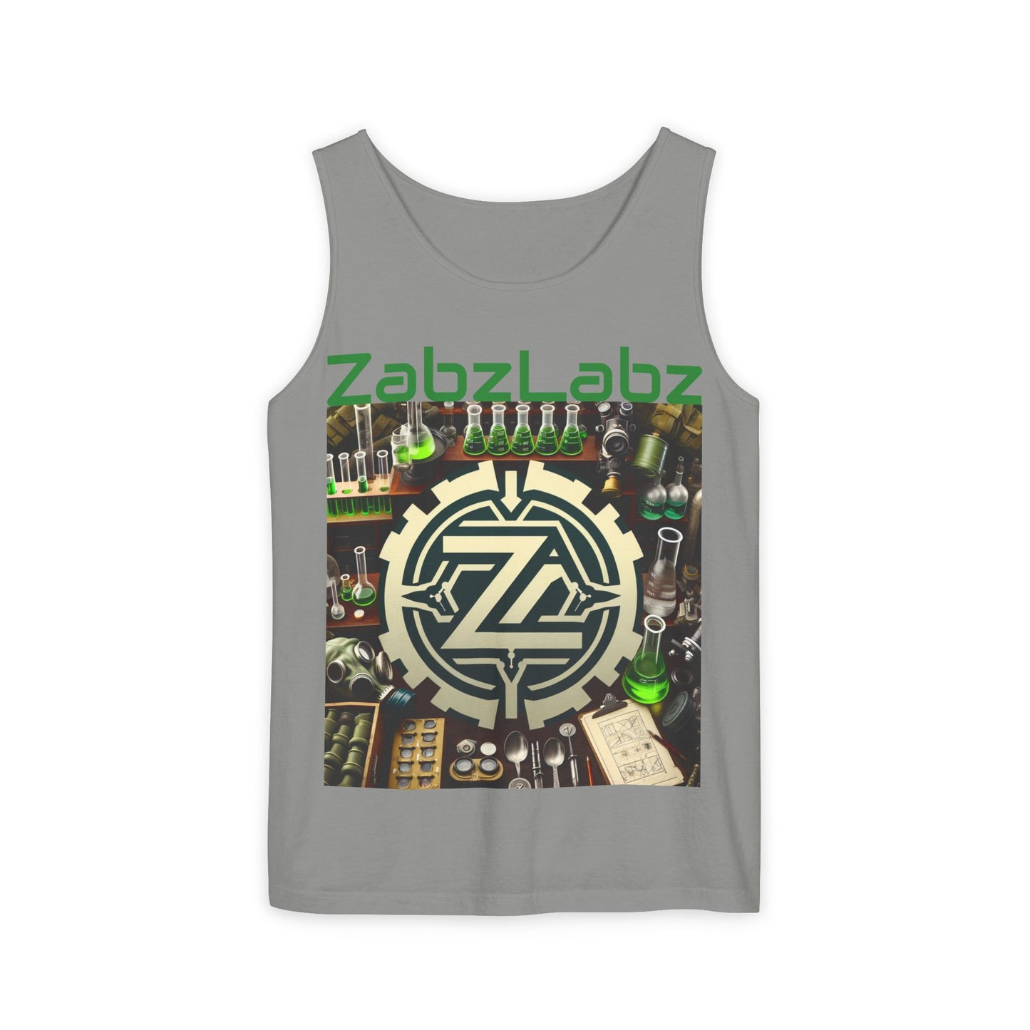 ZabzLabz Original Unisex Tank Top - "ZabzLabz Coin" By ZabLabz