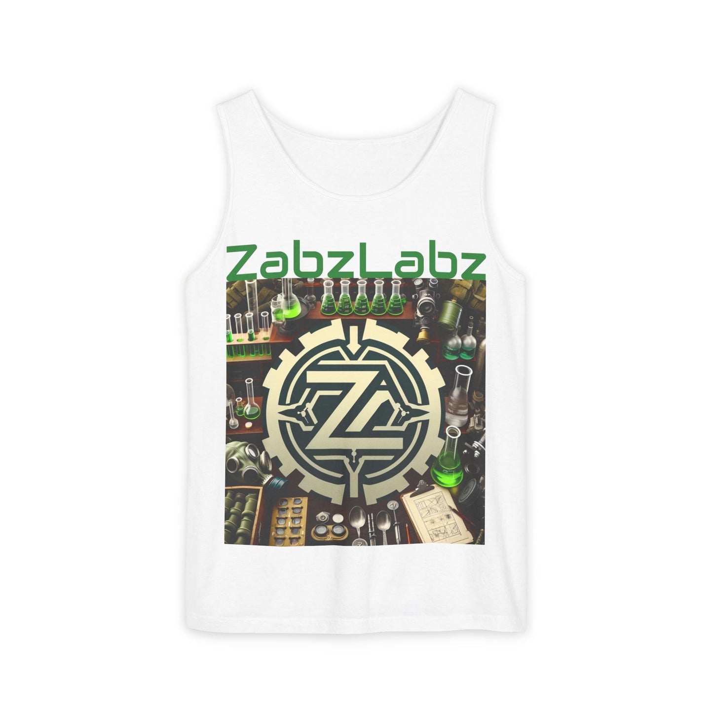 ZabzLabz Original Unisex Tank Top - "ZabzLabz Coin" By ZabLabz