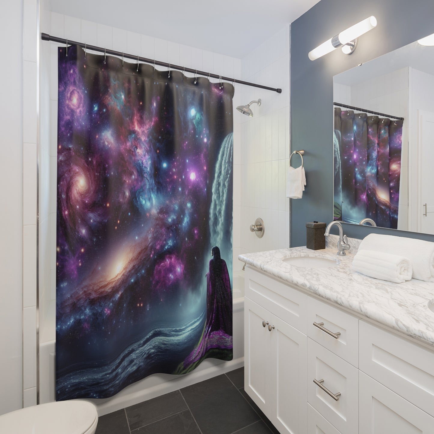 Supernova Shower Curtains- "Galaxies" By ZabzLabz