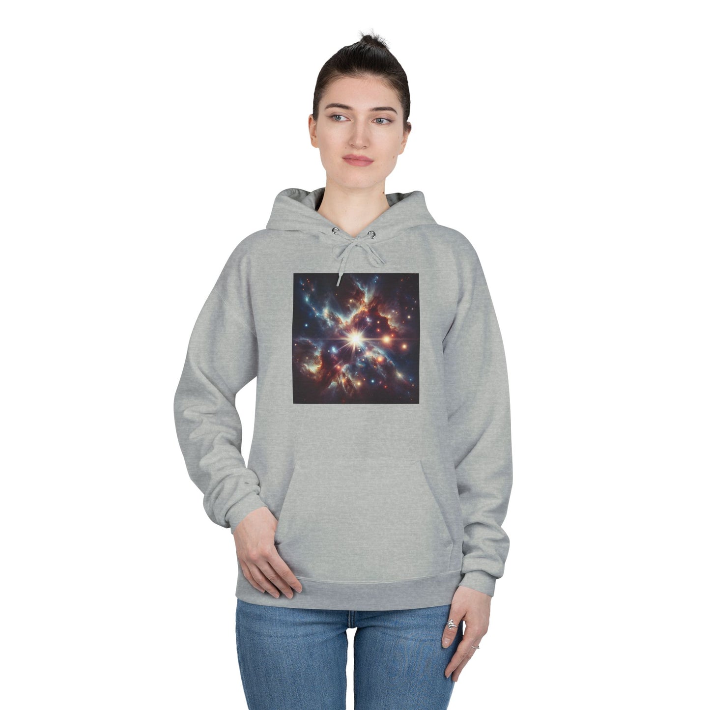 Supernova Eco-Friendly Hoodie for Astronomers and Dreamers- "Supernova" By ZabLabz