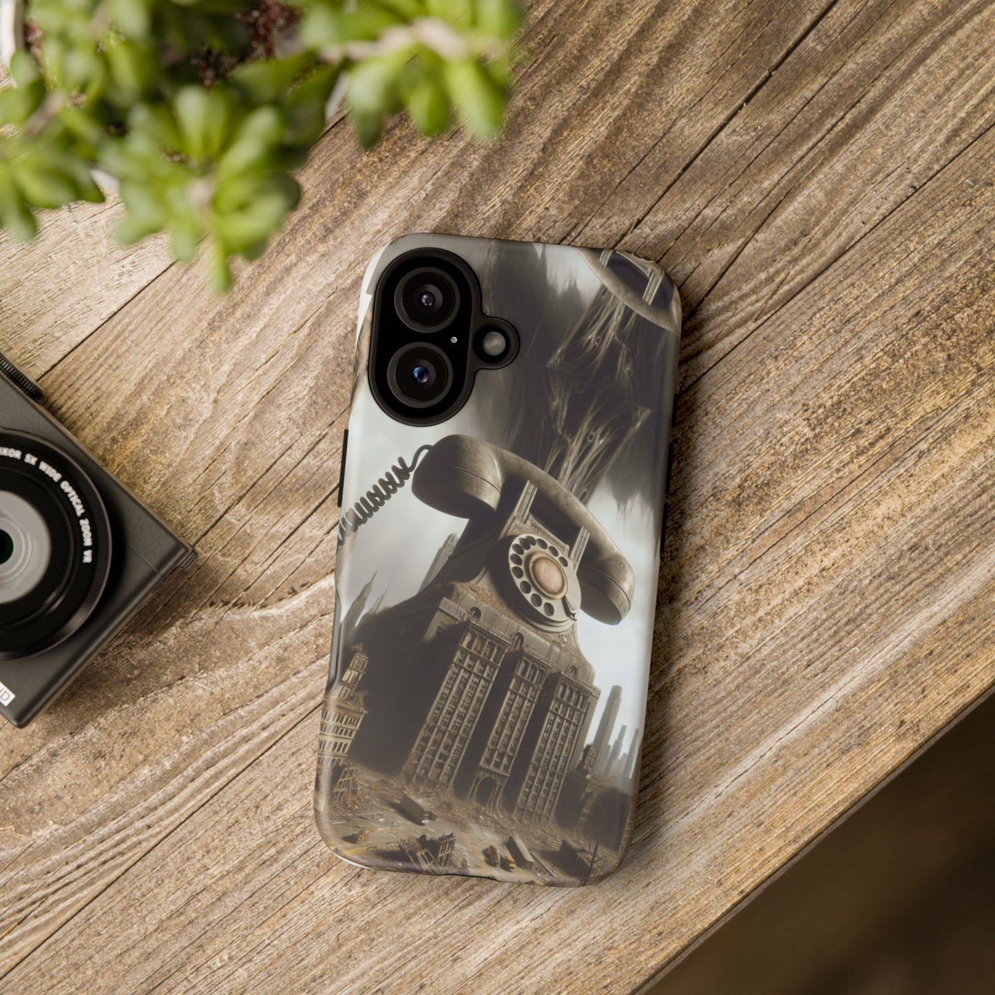 iPhone 16 Hard Case - Tough Cases, Tough Image "Telephone" By ZabzLabz