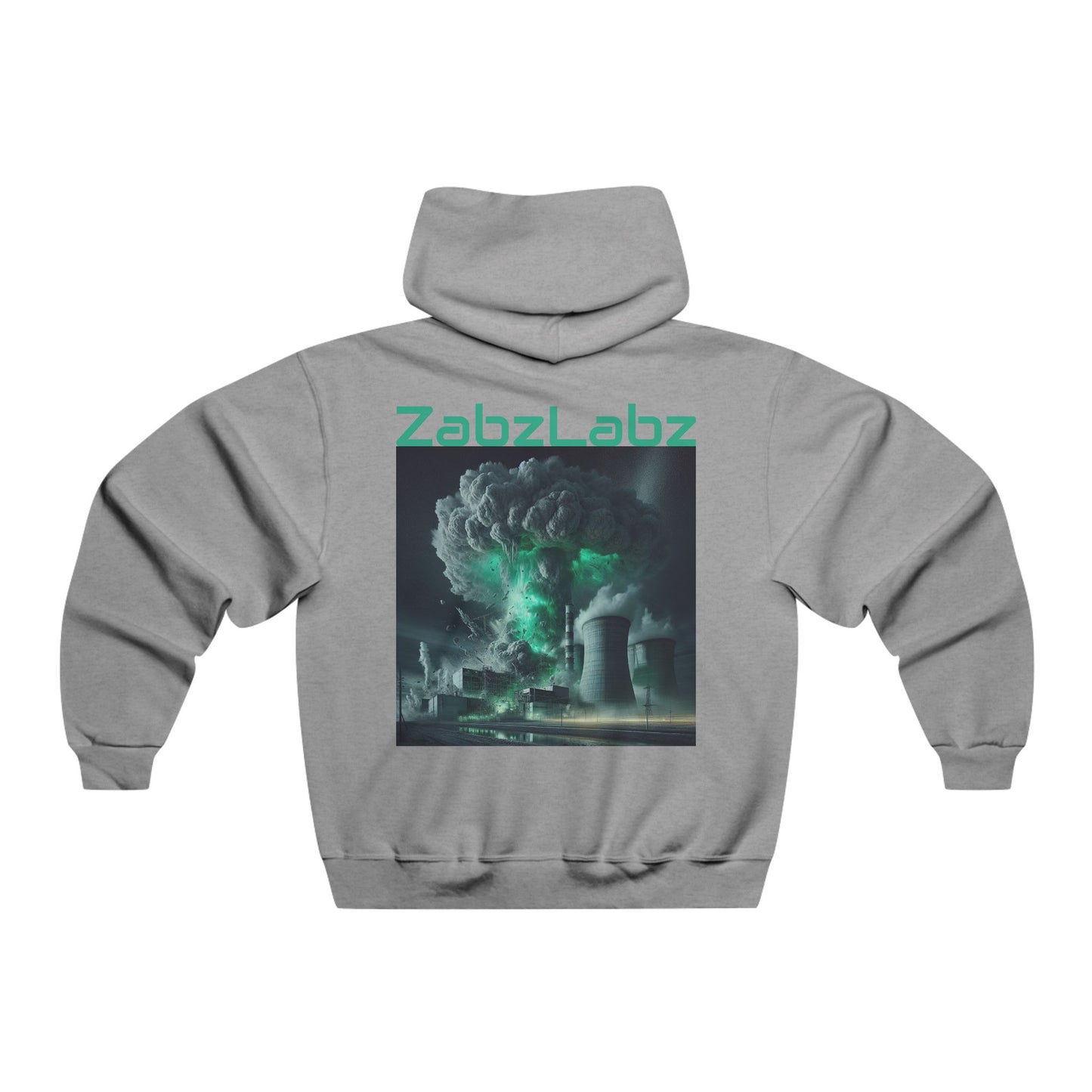 Nuclear NUBLEND® Graphic Hoodie - "React" By ZabzLabz