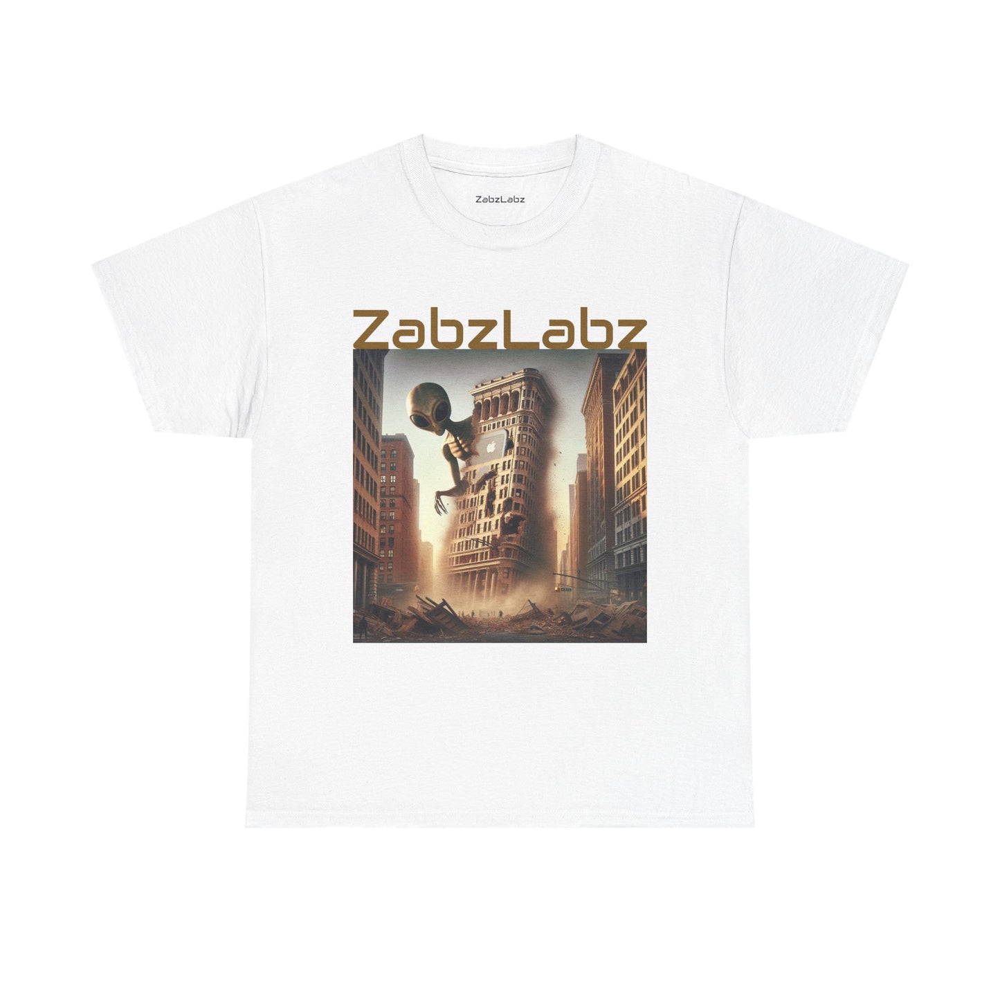 Alien Inspired Unisex Heavy Cotton Tee - "Alien" By ZabzLabz