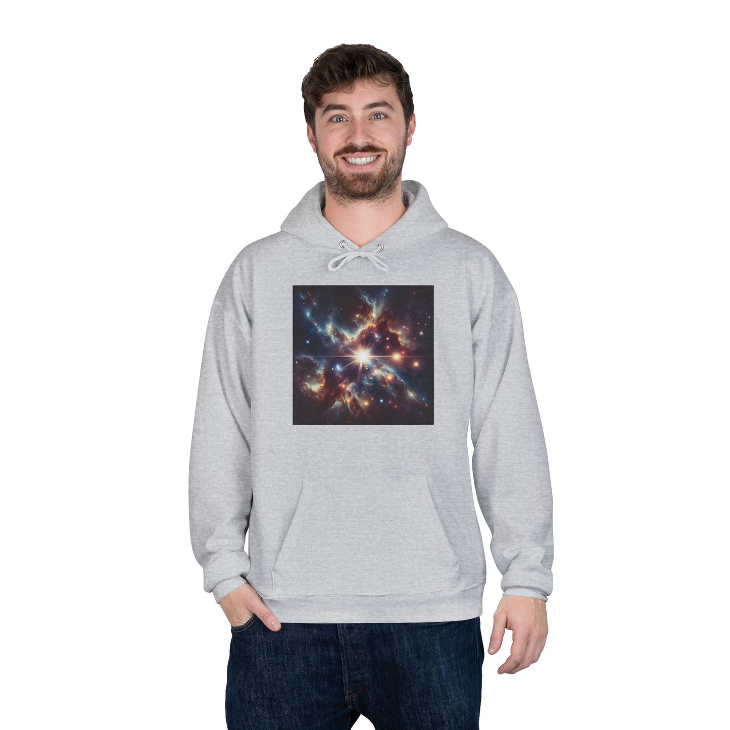 Supernova Eco-Friendly Hoodie for Astronomers and Dreamers- "Supernova" By ZabLabz