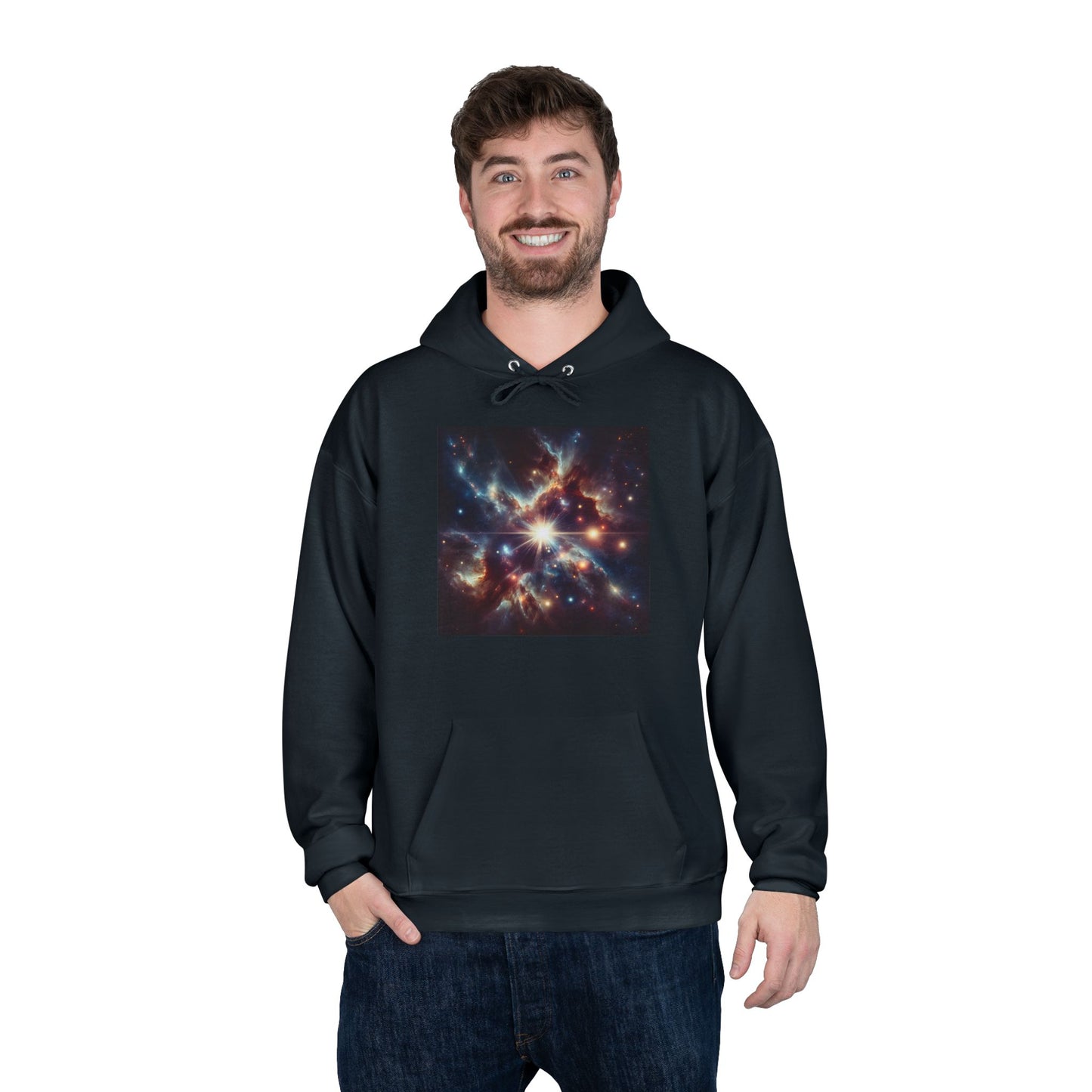 Supernova Eco-Friendly Hoodie for Astronomers and Dreamers- "Supernova" By ZabLabz