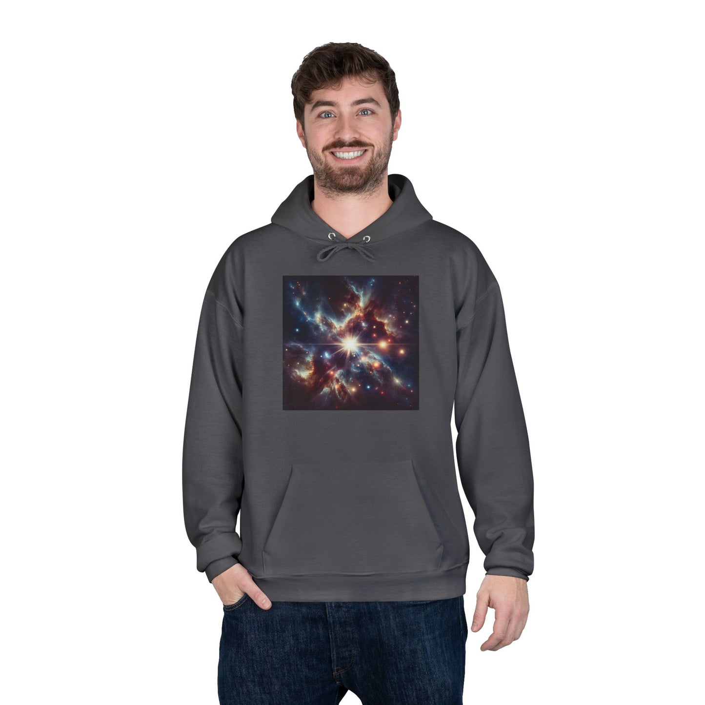 Supernova Eco-Friendly Hoodie for Astronomers and Dreamers- "Supernova" By ZabLabz