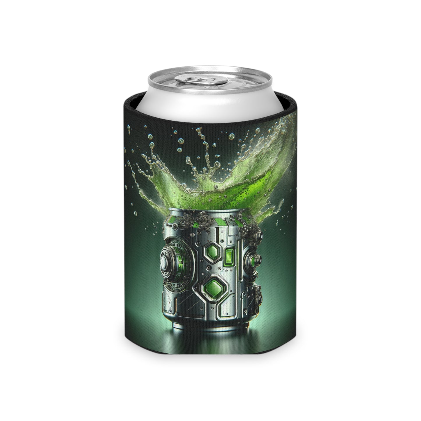 Futuristic Can Cooler - Stay Cool Longer "Beersplosion" By ZabzLabz (Regular & Slim Can Available)