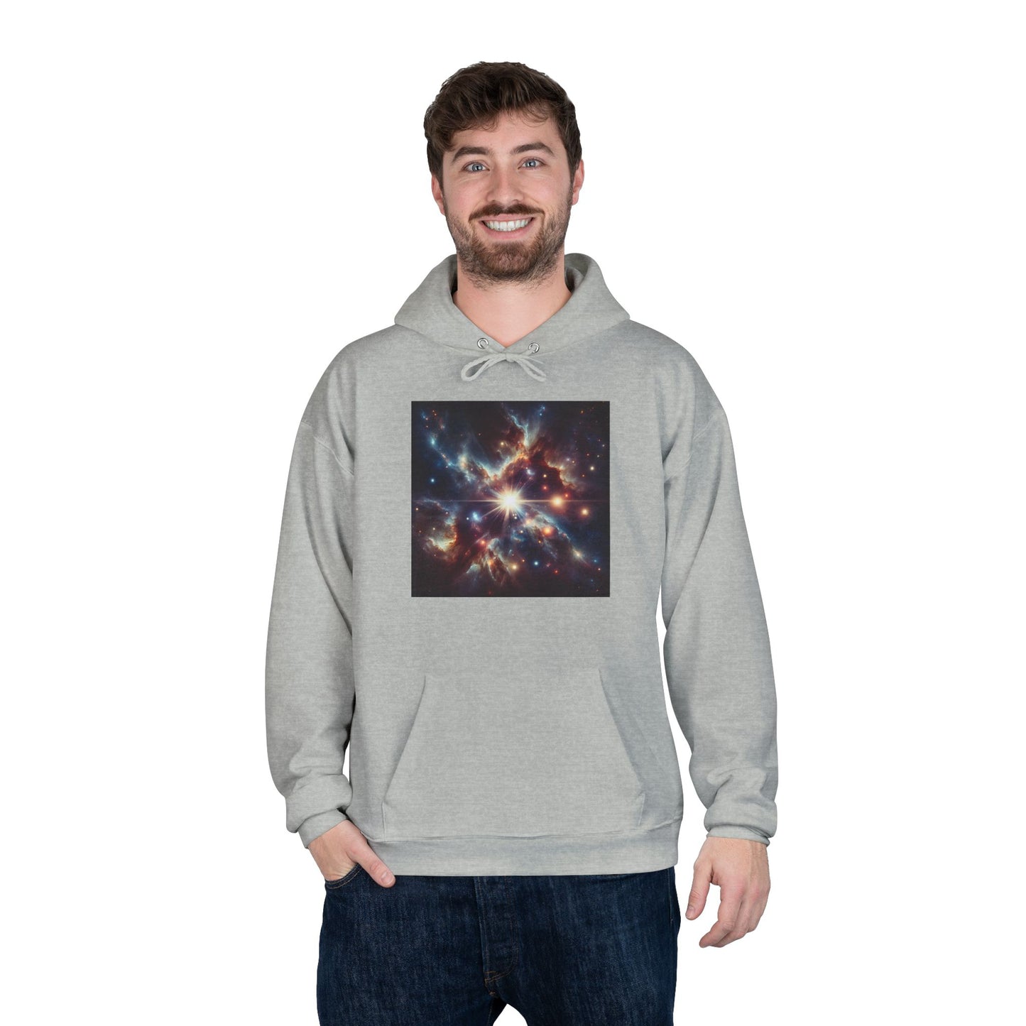 Supernova Eco-Friendly Hoodie for Astronomers and Dreamers- "Supernova" By ZabLabz