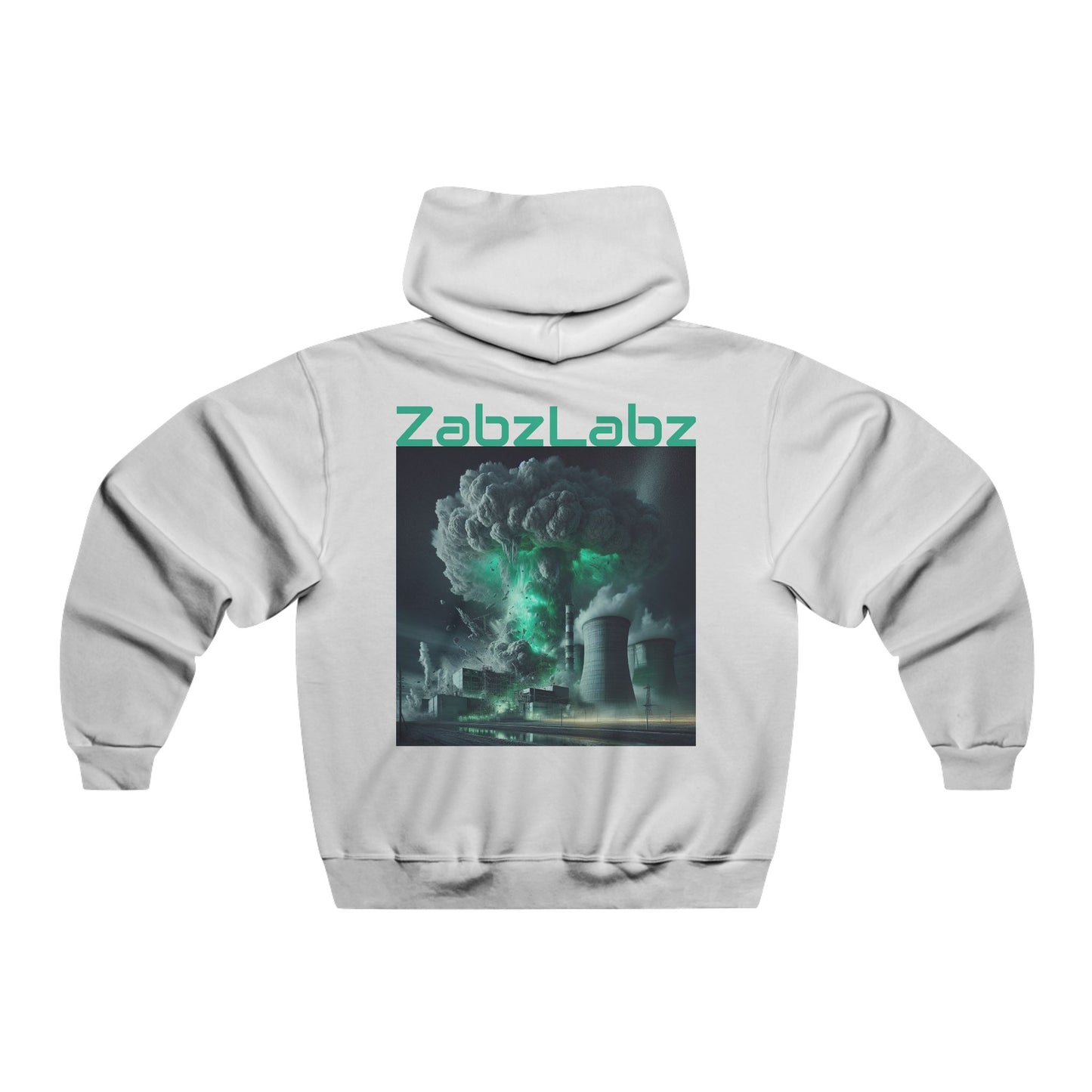 Nuclear NUBLEND® Graphic Hoodie - "React" By ZabzLabz