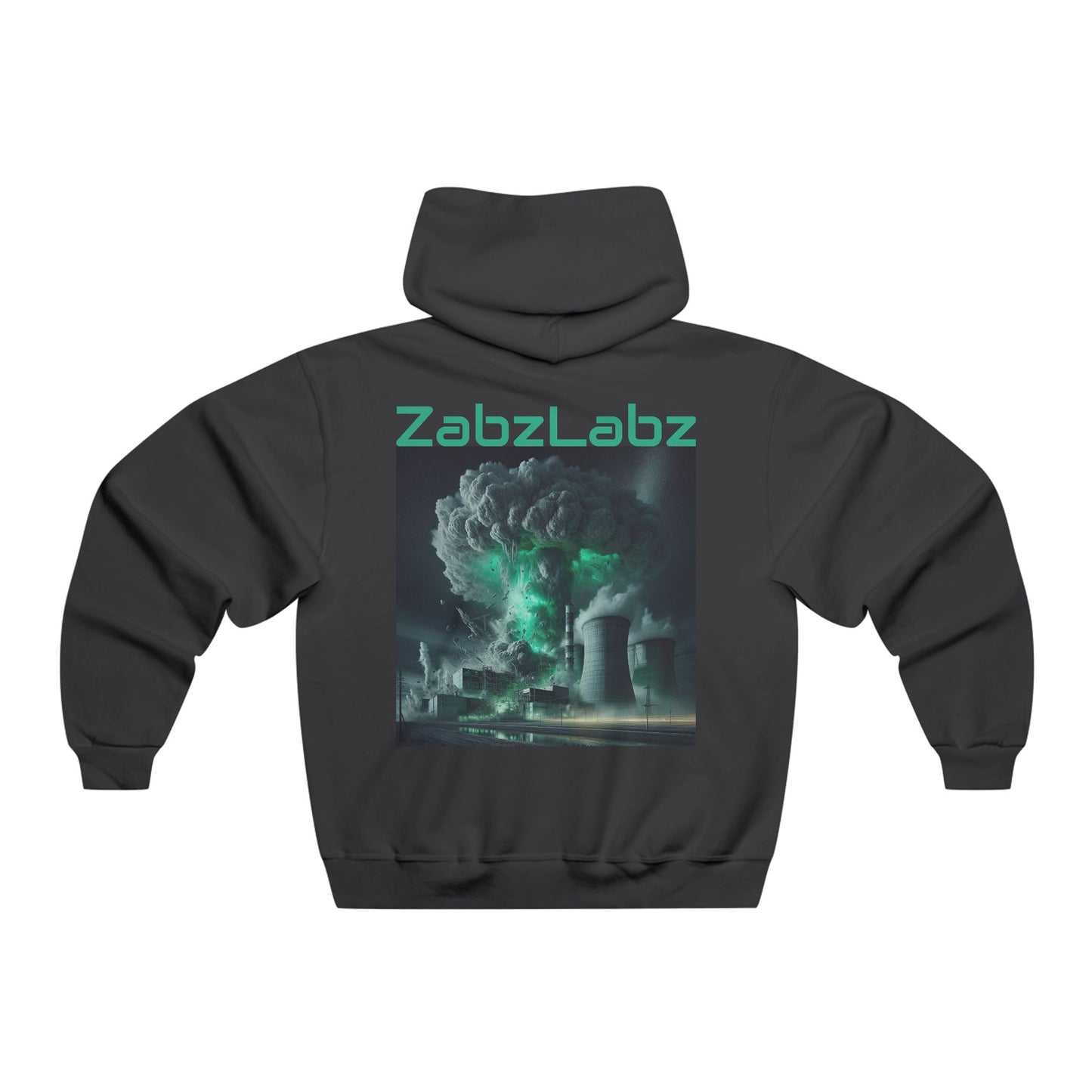 Nuclear NUBLEND® Graphic Hoodie - "React" By ZabzLabz