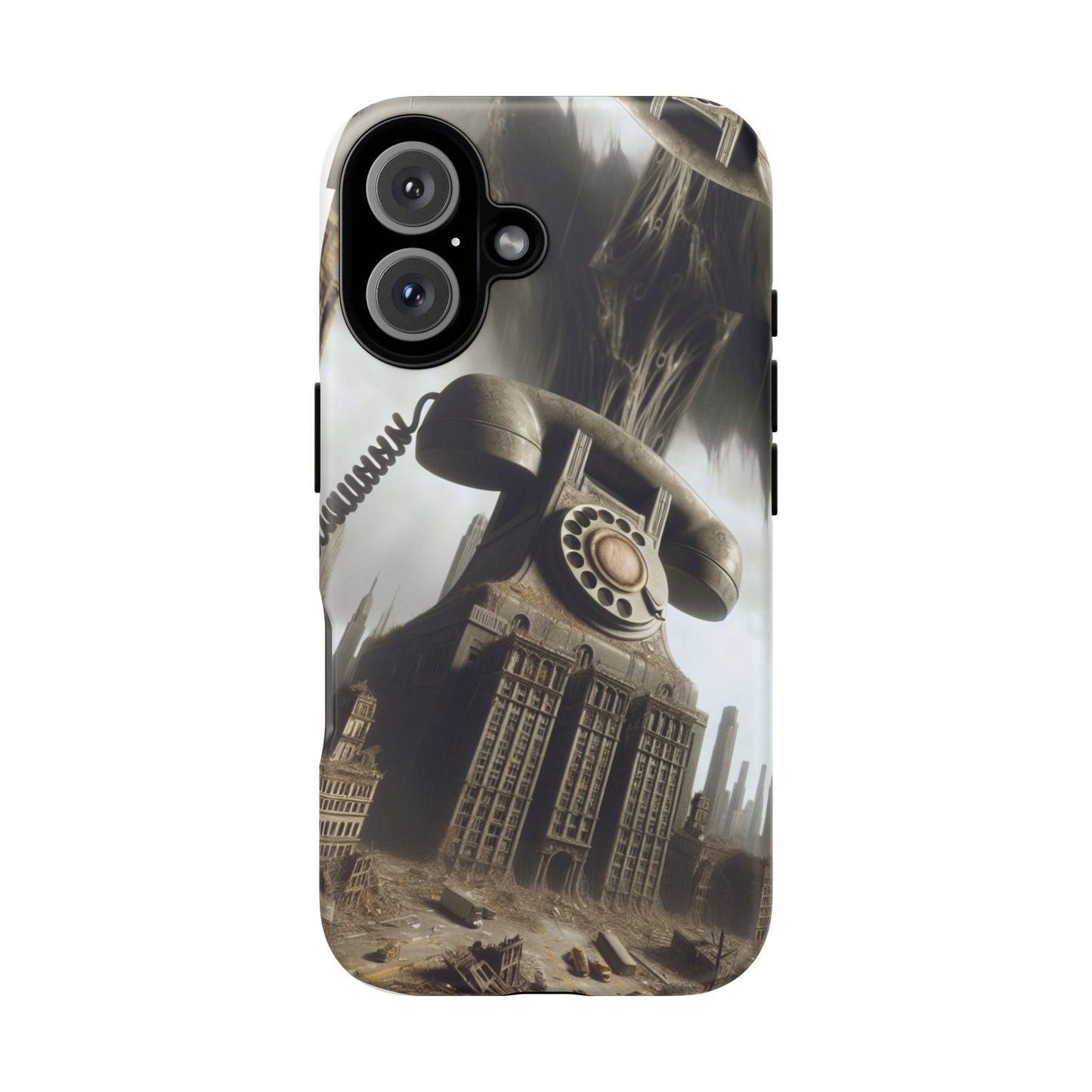 iPhone 16 Hard Case - Tough Cases, Tough Image "Telephone" By ZabzLabz