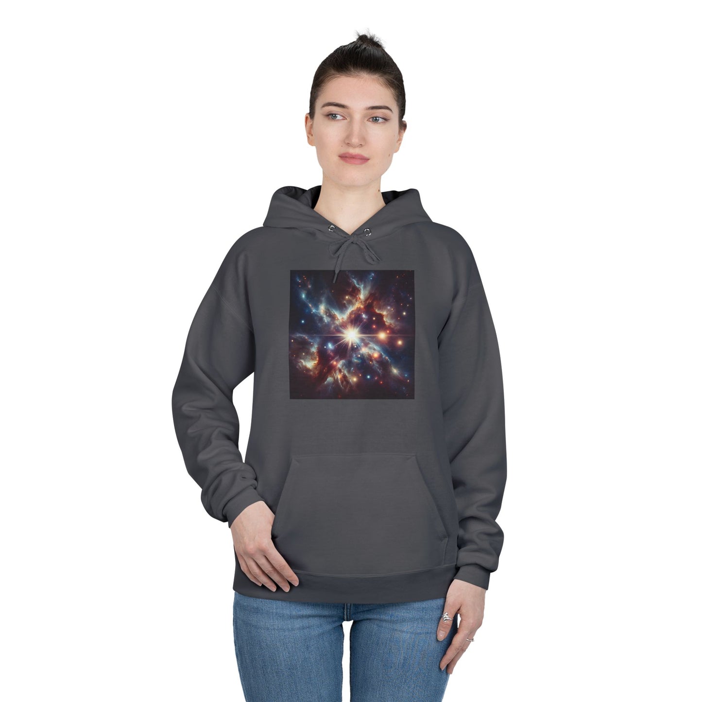 Supernova Eco-Friendly Hoodie for Astronomers and Dreamers- "Supernova" By ZabLabz