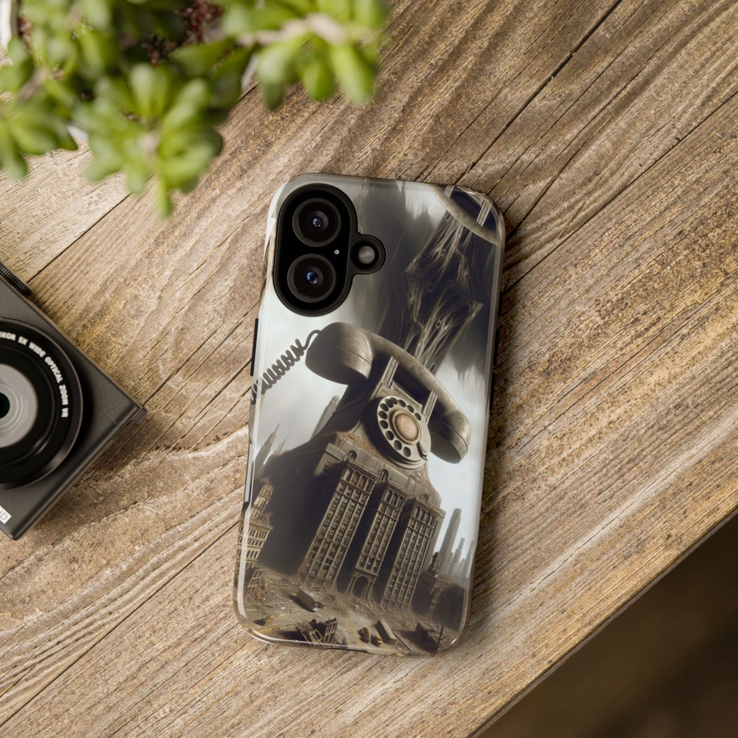 iPhone 16 Hard Case - Tough Cases, Tough Image "Telephone" By ZabzLabz