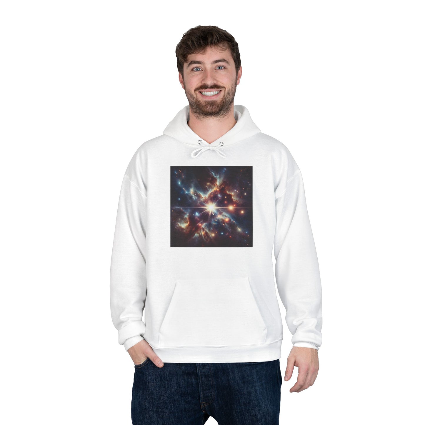 Supernova Eco-Friendly Hoodie for Astronomers and Dreamers- "Supernova" By ZabLabz