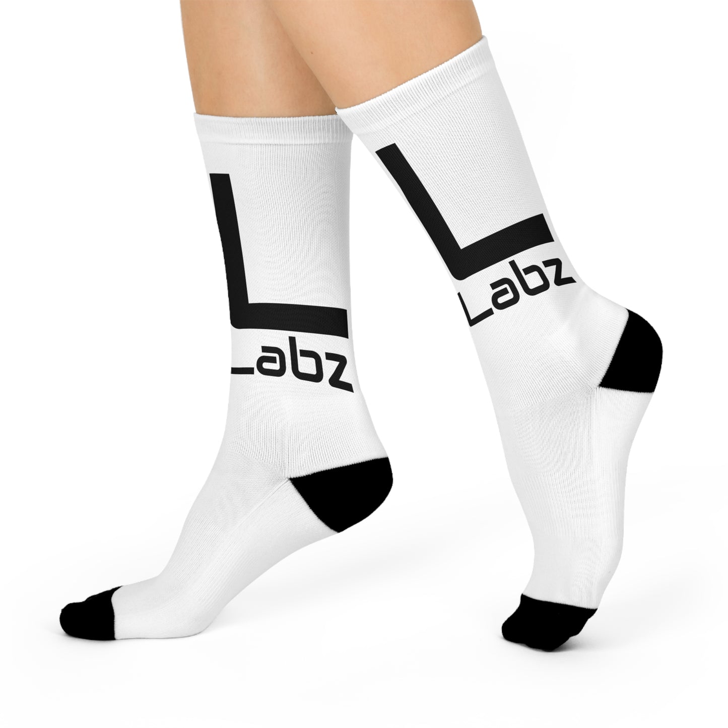 Custom Cushioned Crew Socks- Perfect for Everyday Comfort "ZL" By ZabzLabz