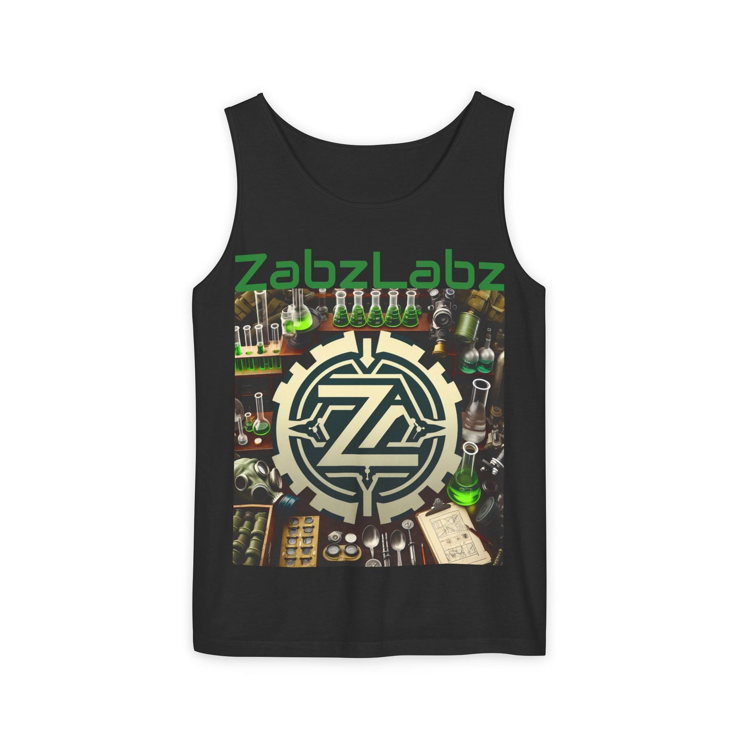 ZabzLabz Original Unisex Tank Top - "ZabzLabz Coin" By ZabLabz