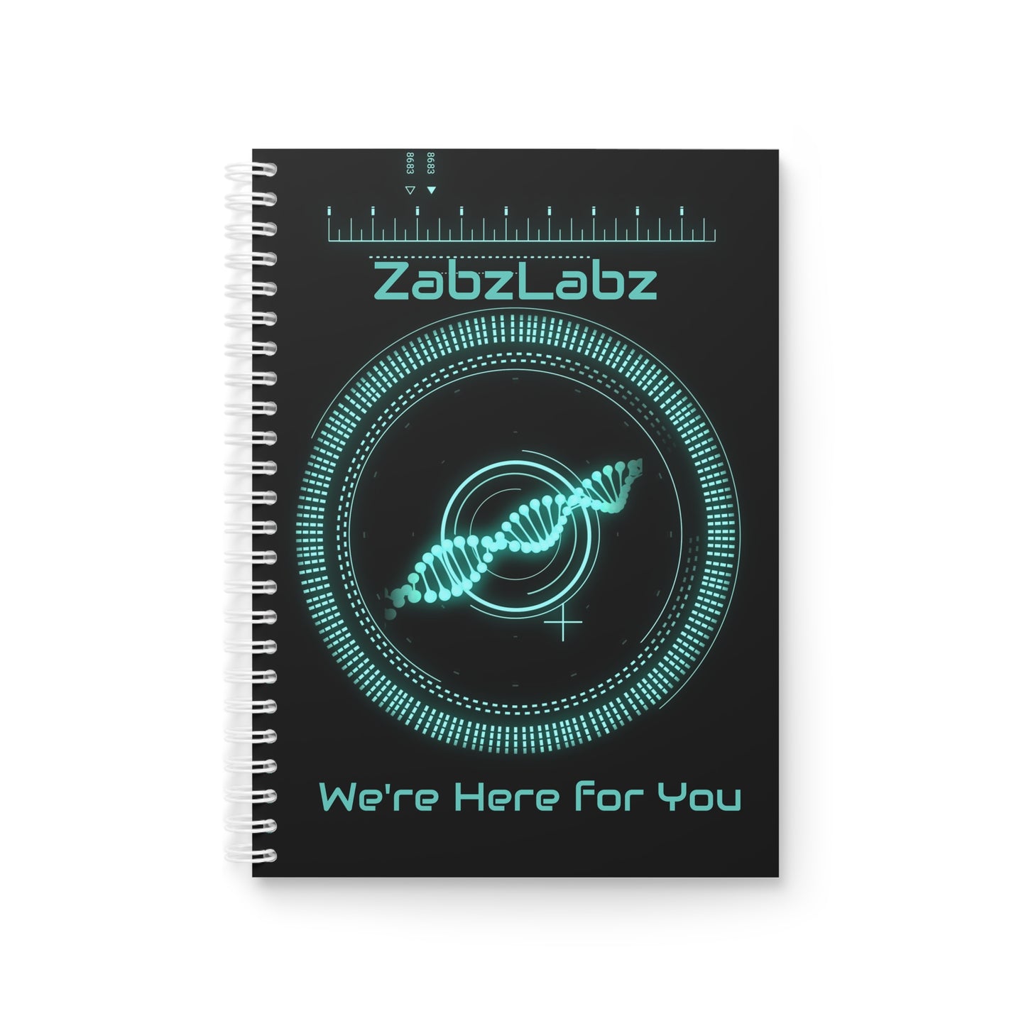 ZabzLabz Corp- Sci-Fi Design with DNA and Alien Theme "ZLC" By ZabzLabz