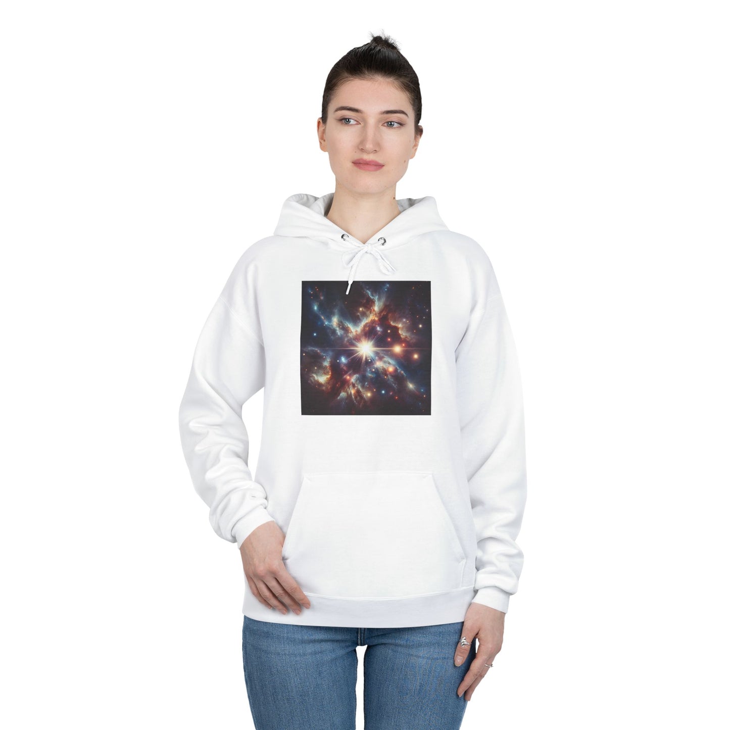 Supernova Eco-Friendly Hoodie for Astronomers and Dreamers- "Supernova" By ZabLabz