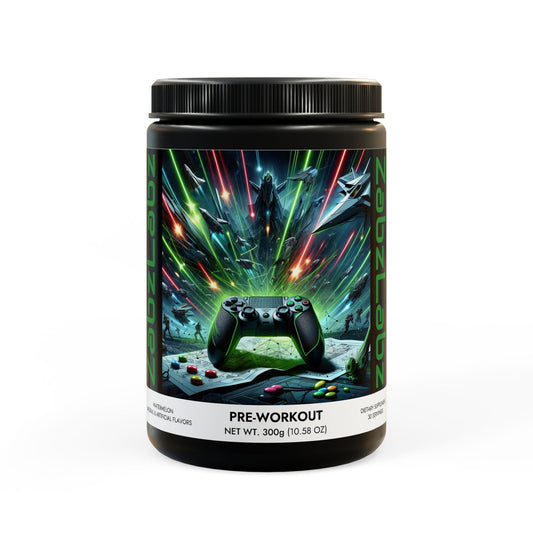 Pre-Workout Supplement, Watermelon (300g, 10.58oz) "Fruit Fighter" By ZabzLabz