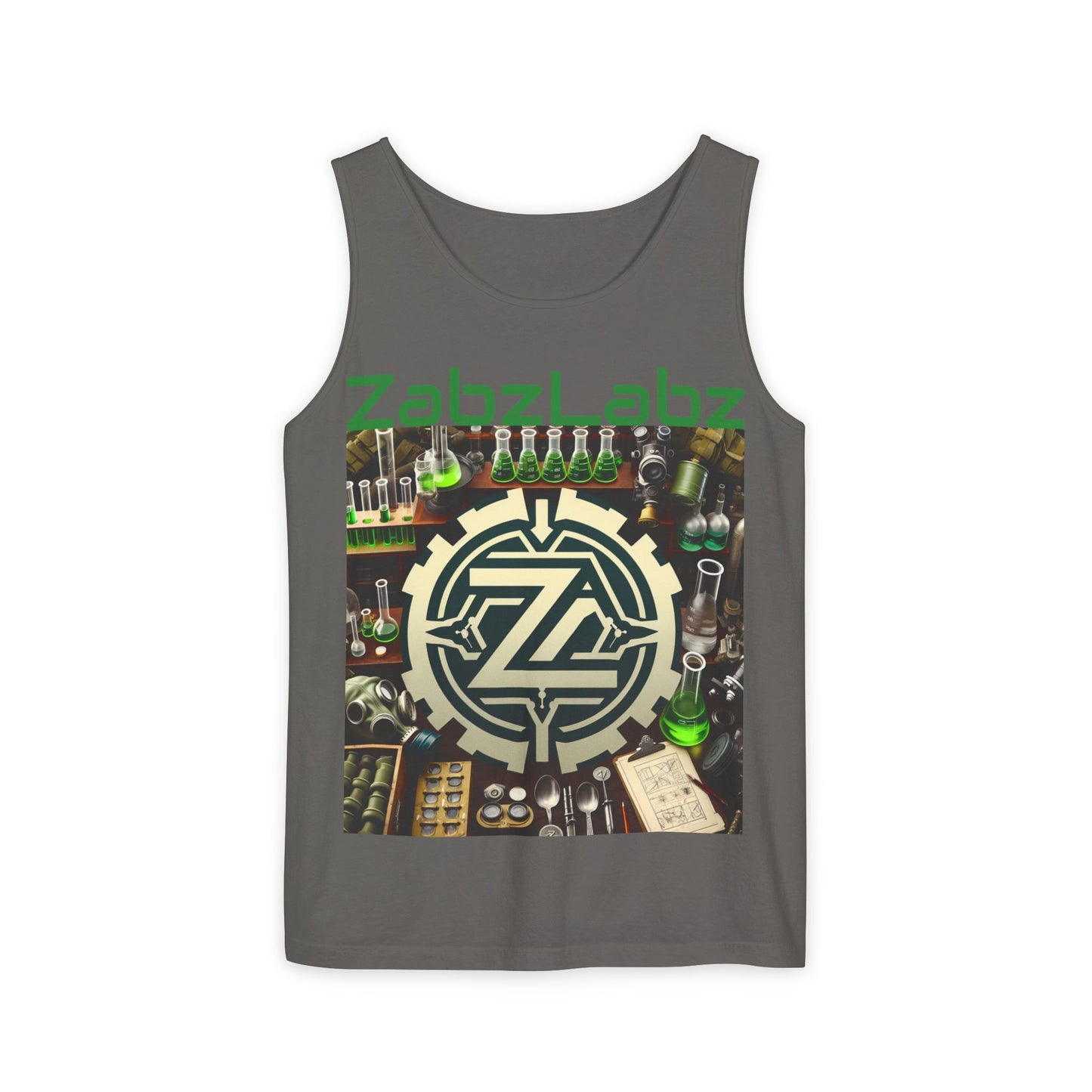 ZabzLabz Original Unisex Tank Top - "ZabzLabz Coin" By ZabLabz