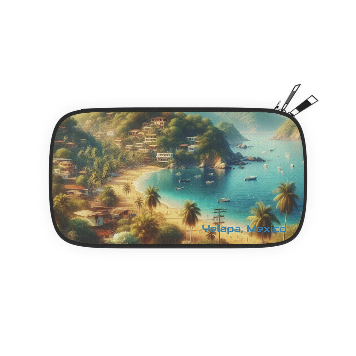 Vibrant Yelapa, Mexico Passport Wallet - Travel Accessory for Beach Lovers